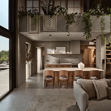 Вилла Theros Exotica Loft Contemporary 2br W Pool In Tsilivi Hills Планос