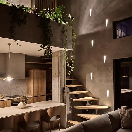 빌라 Theros Exotica Loft Contemporary 2br W Pool In Tsilivi Hills Plános